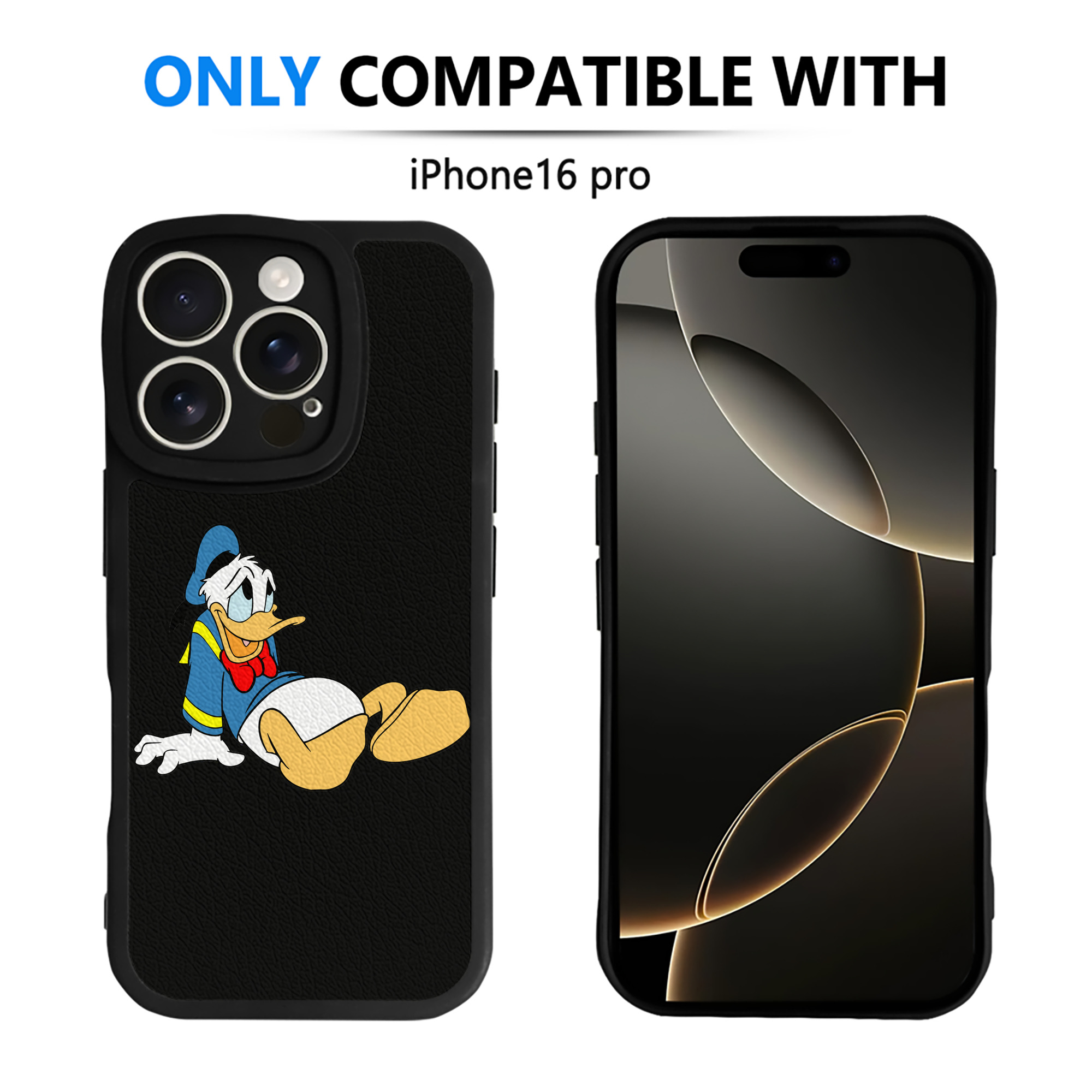 （画像用） ミッキーマウス Mickey Mouse 【iPhone 16シリーズ対応】シリコンスマホケース（レザー調） 材質：シリコン
